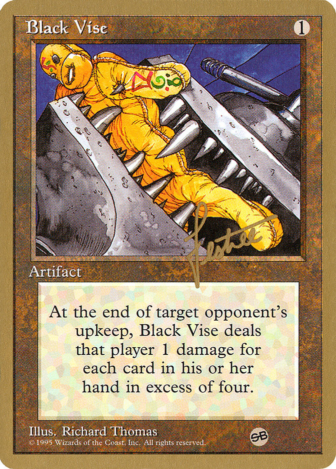 Black Vise (Bertrand Lestree) (SB) [Pro Tour Collector Set] | Exor Games New Glasgow