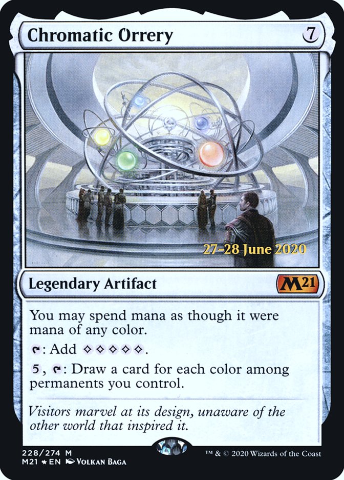 Chromatic Orrery  [Core Set 2021 Prerelease Promos] | Exor Games New Glasgow