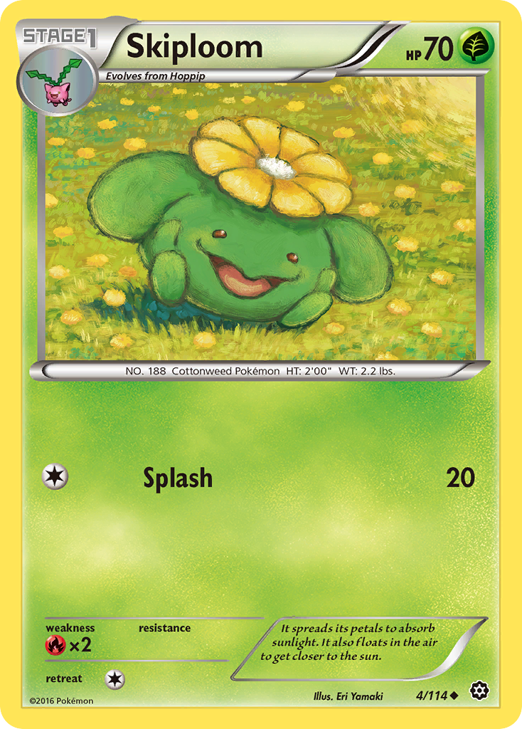 Skiploom (4/114) [XY: Steam Siege] | Exor Games New Glasgow