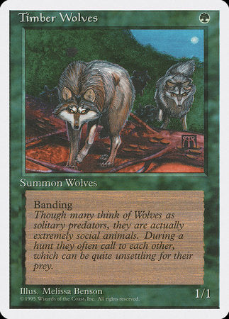 Timber Wolves [Fourth Edition] | Exor Games New Glasgow