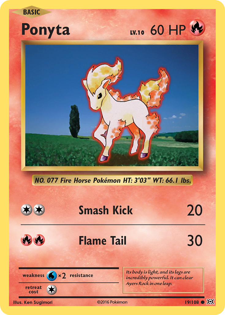 Ponyta (19/108) [XY: Evolutions] | Exor Games New Glasgow