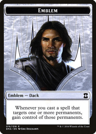 Emblem - Dack Fayden [Eternal Masters Tokens] | Exor Games New Glasgow