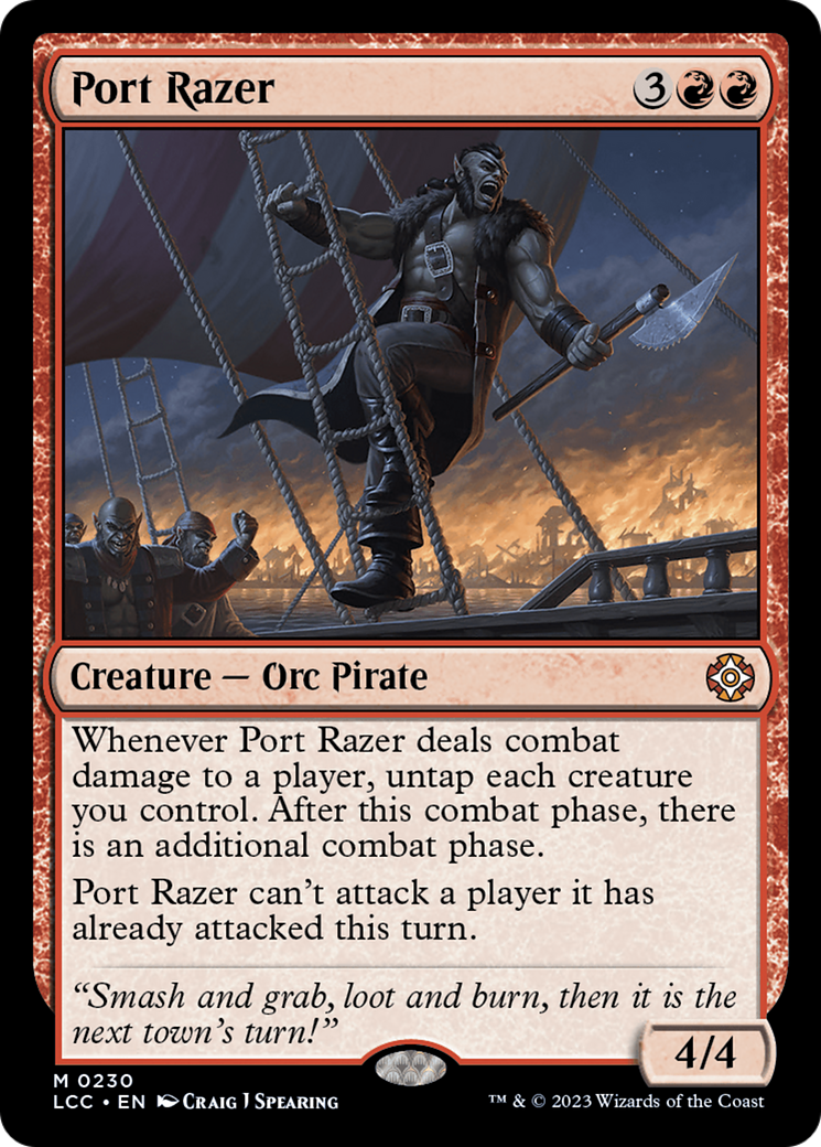 Port Razer [The Lost Caverns of Ixalan Commander] | Exor Games New Glasgow