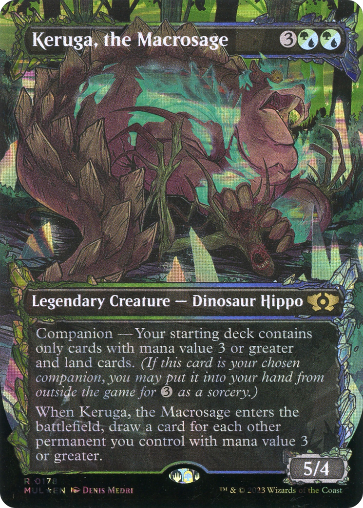 Keruga, the Macrosage (Halo Foil) [Multiverse Legends] | Exor Games New Glasgow