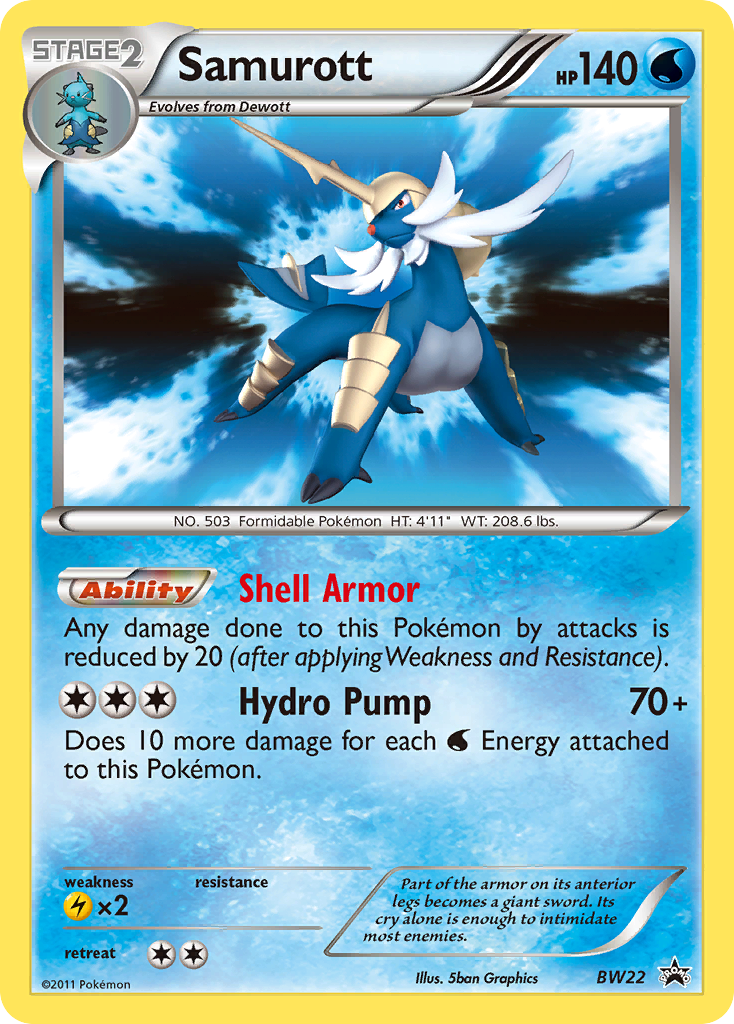 Samurott (BW22) [Black & White: Black Star Promos] | Exor Games New Glasgow