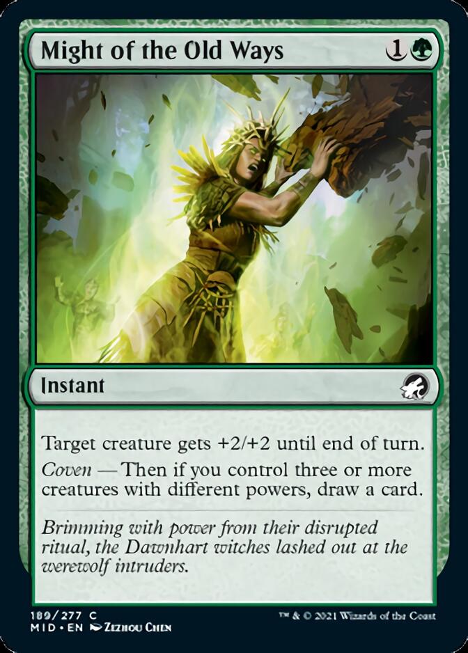 Might of the Old Ways [Innistrad: Midnight Hunt] | Exor Games New Glasgow