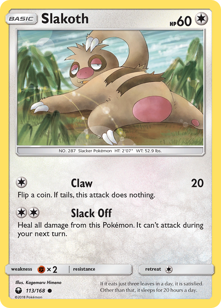 Slakoth (113/168) [Sun & Moon: Celestial Storm] | Exor Games New Glasgow