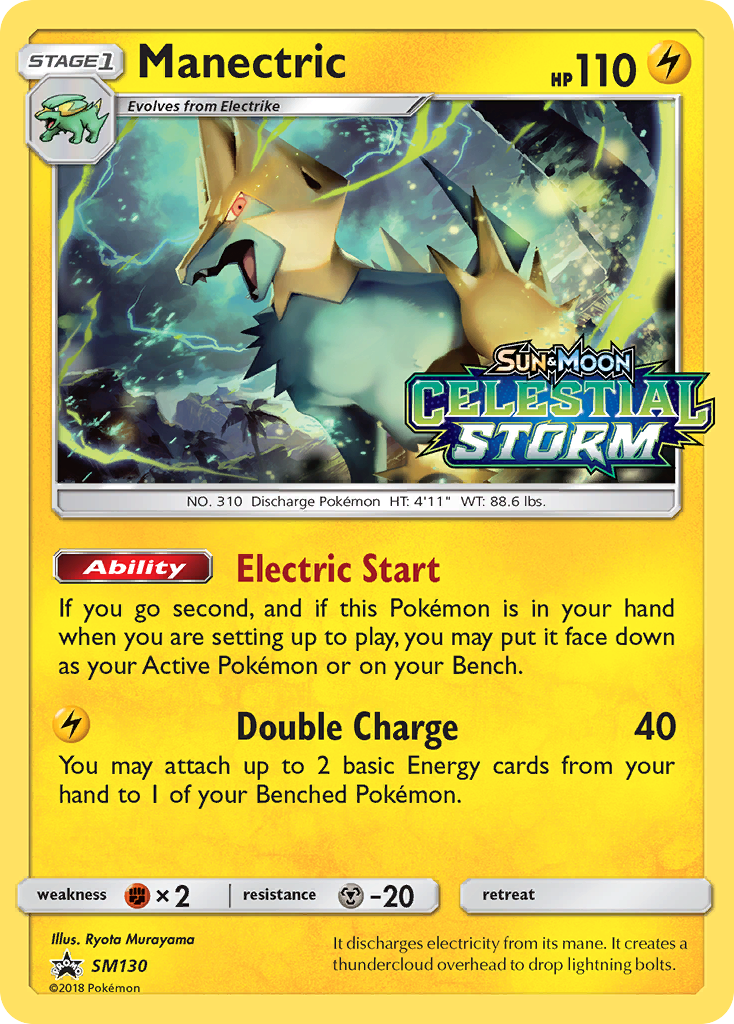 Manectric (SM130) [Sun & Moon: Black Star Promos] | Exor Games New Glasgow