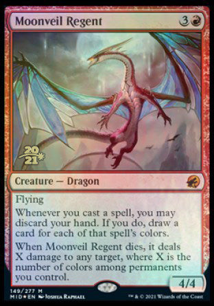 Moonveil Regent [Innistrad: Midnight Hunt Prerelease Promos] | Exor Games New Glasgow