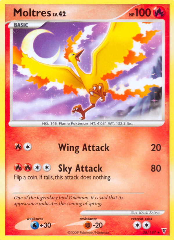 Moltres (36/147) [Platinum: Supreme Victors] | Exor Games New Glasgow