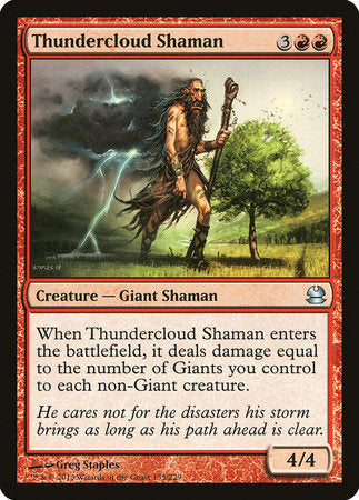 Thundercloud Shaman [Modern Masters] | Exor Games New Glasgow