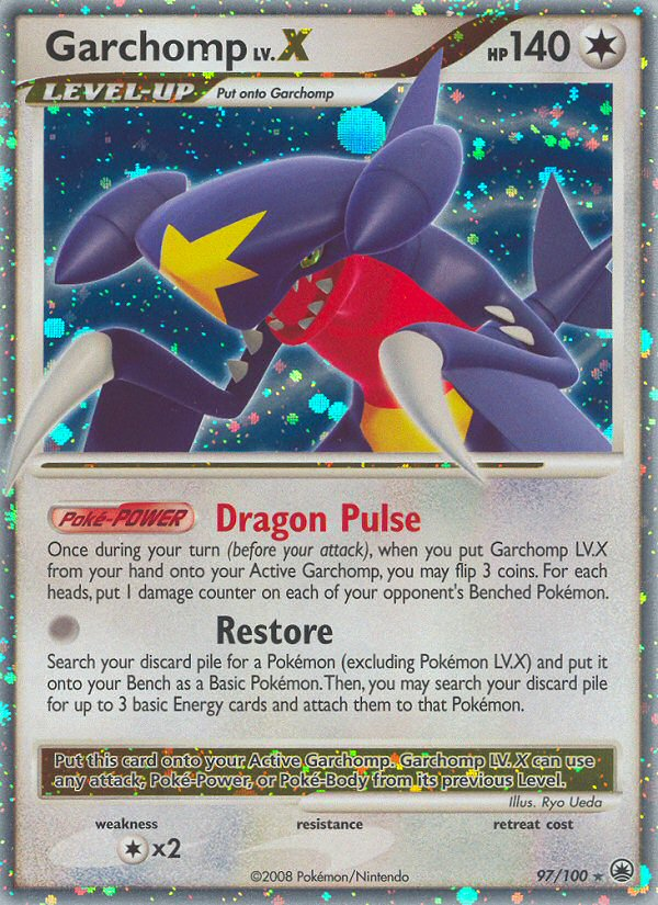 Garchomp LV.X (97/100) [Diamond & Pearl: Majestic Dawn] | Exor Games New Glasgow