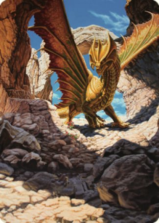 Ancient Brass Dragon Art Card (02) [Commander Legends: Battle for Baldur's Gate Art Series] | Exor Games New Glasgow