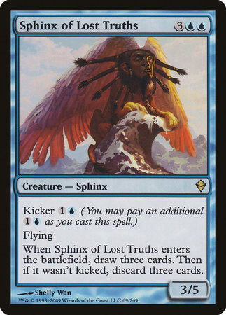 Sphinx of Lost Truths [Zendikar] | Exor Games New Glasgow