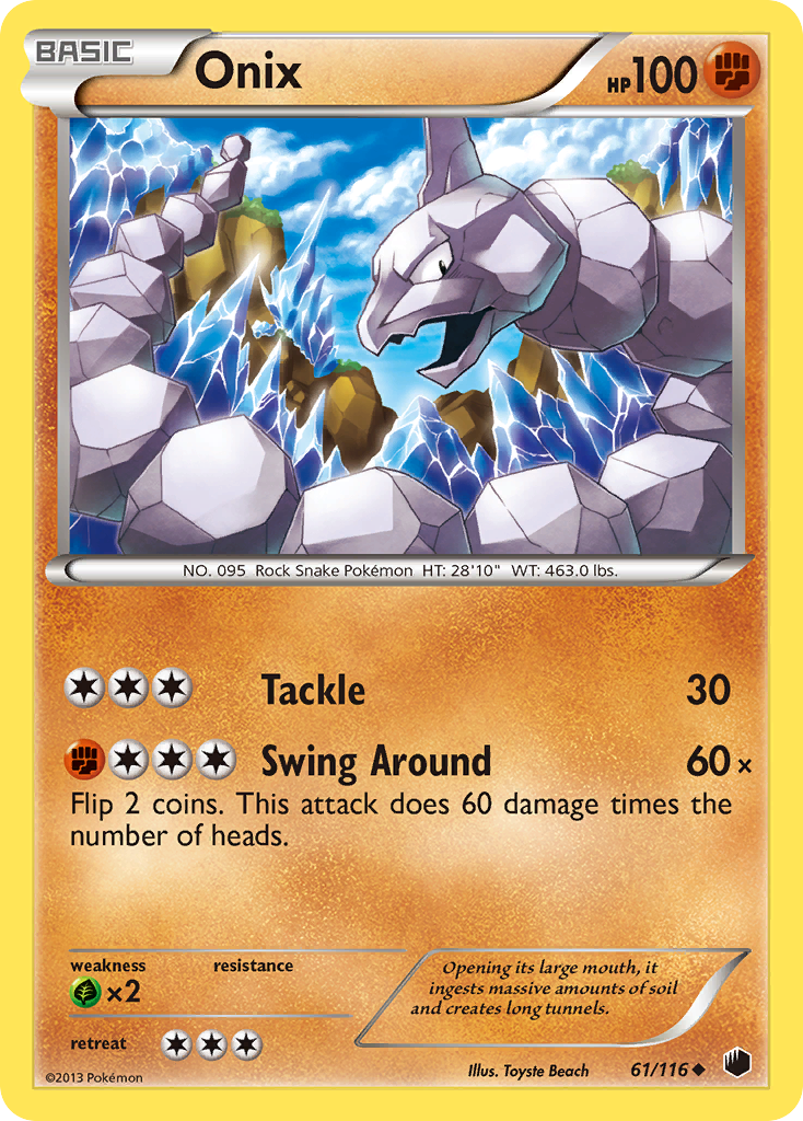 Onix (61/116) [Black & White: Plasma Freeze] | Exor Games New Glasgow