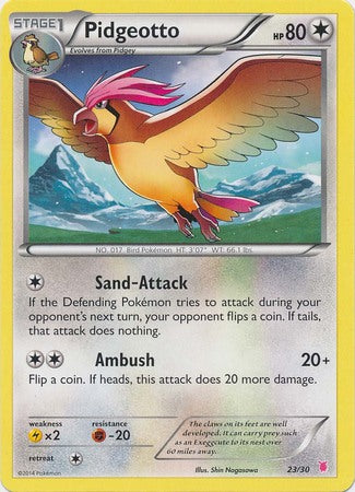 Pidgeotto (23/30) [XY: Trainer Kit 1 - Wigglytuff] | Exor Games New Glasgow