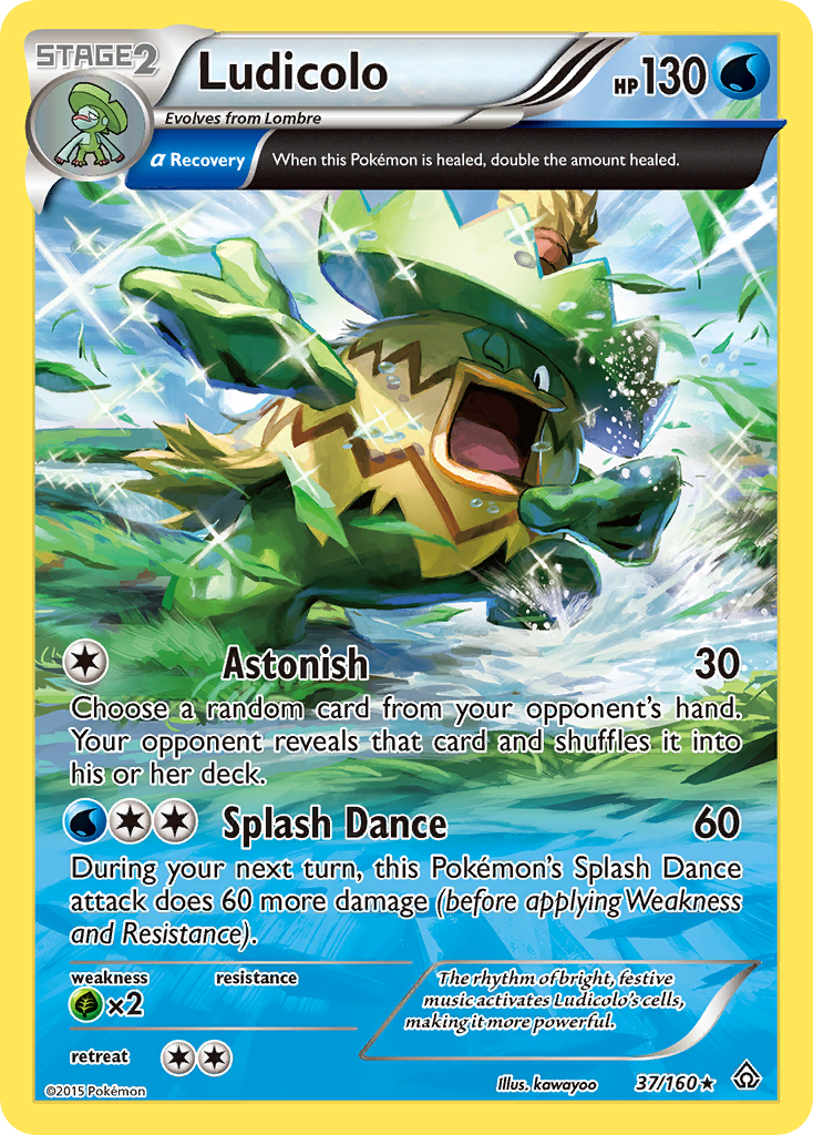 Ludicolo (37/160) [XY: Primal Clash] | Exor Games New Glasgow