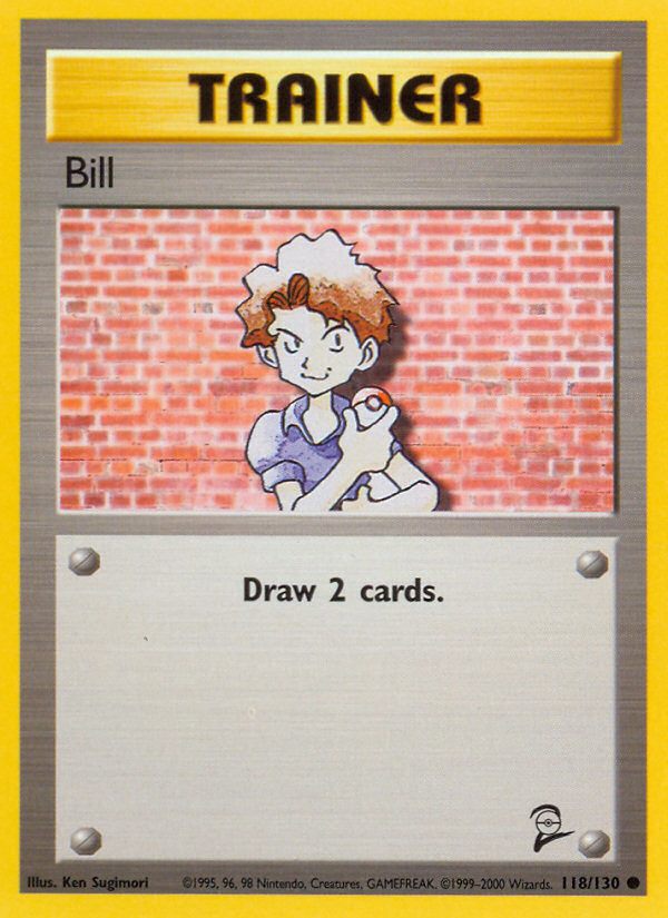 Bill (118/130) [Base Set 2] | Exor Games New Glasgow