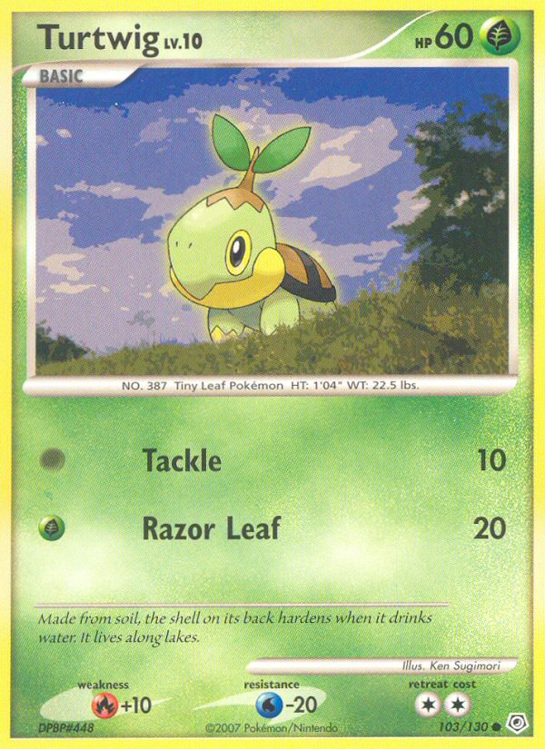 Turtwig (103/130) [Diamond & Pearl: Base Set] | Exor Games New Glasgow