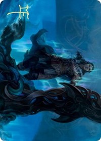 Cosima, God of the Voyage Art Card (Gold-Stamped Signature) [Kaldheim: Art Series] | Exor Games New Glasgow