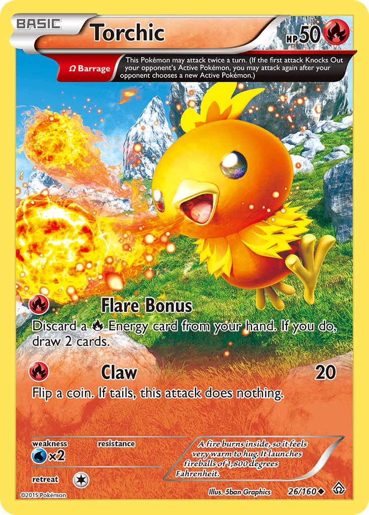 Torchic (26/160) [XY: Primal Clash] | Exor Games New Glasgow