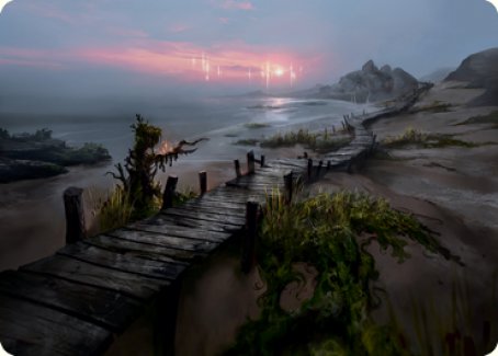 Deserted Beach Art Card [Innistrad: Midnight Hunt Art Series] | Exor Games New Glasgow