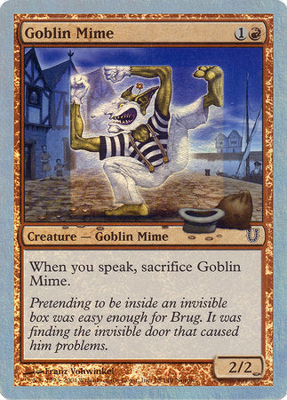 Goblin Mime (Alternate Foil) [Unhinged] | Exor Games New Glasgow