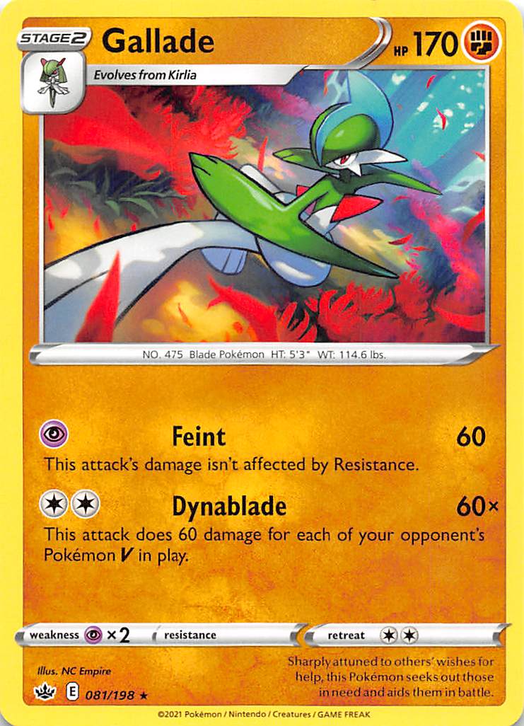 Gallade (081/198) [Sword & Shield: Chilling Reign] | Exor Games New Glasgow