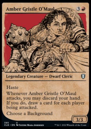 Amber Gristle O'Maul (Showcase) [Commander Legends: Battle for Baldur's Gate] | Exor Games New Glasgow