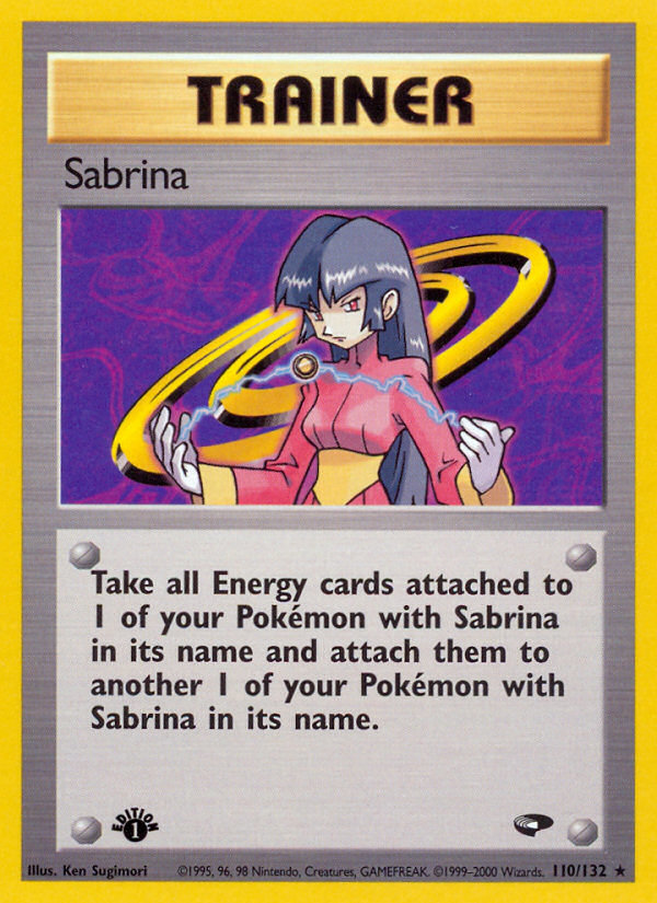 Sabrina (110/132) [Gym Challenge 1st Edition] | Exor Games New Glasgow