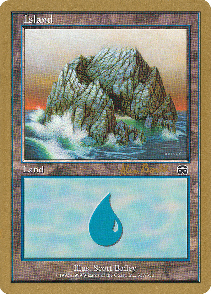 Island (ab337a) (Alex Borteh) [World Championship Decks 2001] | Exor Games New Glasgow