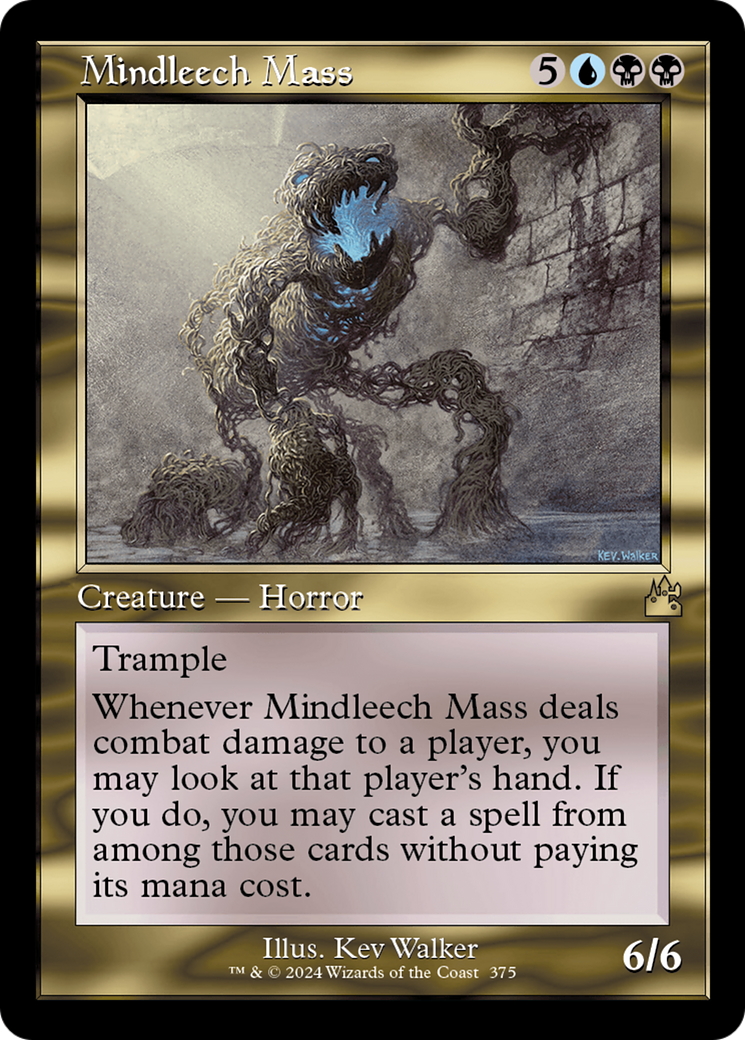 Mindleech Mass (Retro Frame) [Ravnica Remastered] | Exor Games New Glasgow