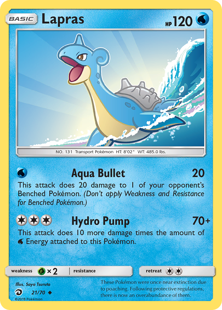 Lapras (21/70) [Sun & Moon: Dragon Majesty] | Exor Games New Glasgow