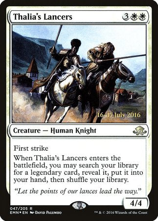 Thalia's Lancers [Eldritch Moon Promos] | Exor Games New Glasgow