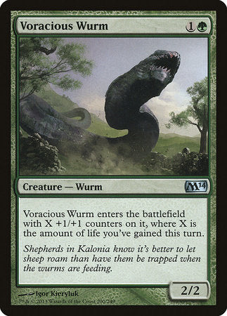 Voracious Wurm [Magic 2014] | Exor Games New Glasgow