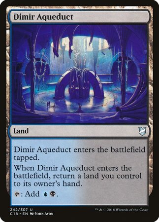 Dimir Aqueduct [Commander 2018] | Exor Games New Glasgow