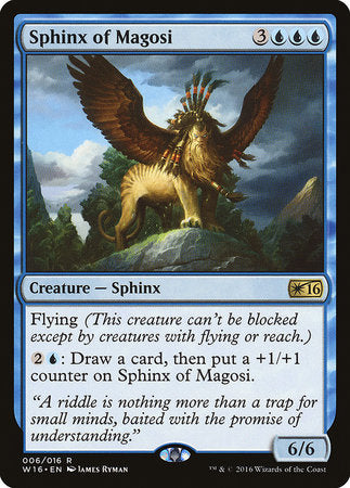 Sphinx of Magosi [Welcome Deck 2016] | Exor Games New Glasgow