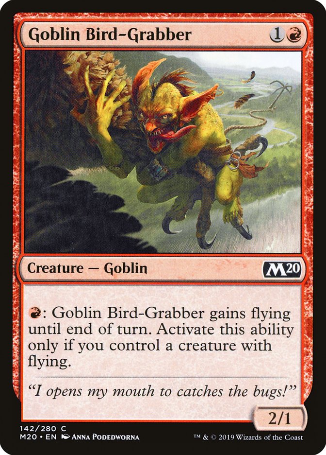 Goblin Bird-Grabber [Core Set 2020] | Exor Games New Glasgow