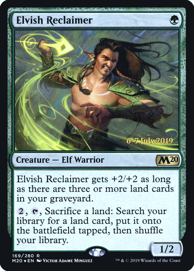 Elvish Reclaimer  [Core Set 2020 Prerelease Promos] | Exor Games New Glasgow