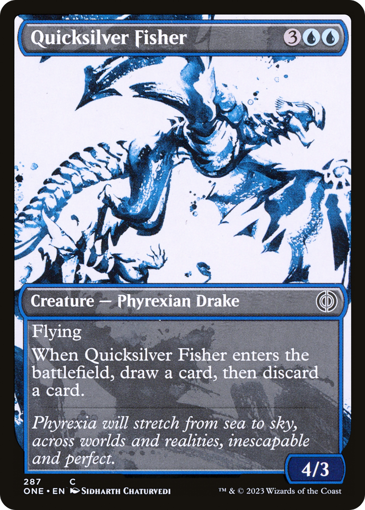 Quicksilver Fisher (Showcase Ichor) [Phyrexia: All Will Be One] | Exor Games New Glasgow