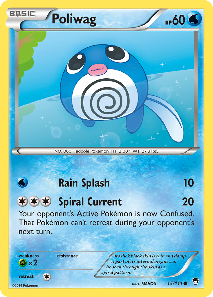 Poliwag (15/111) [XY: Furious Fists] | Exor Games New Glasgow