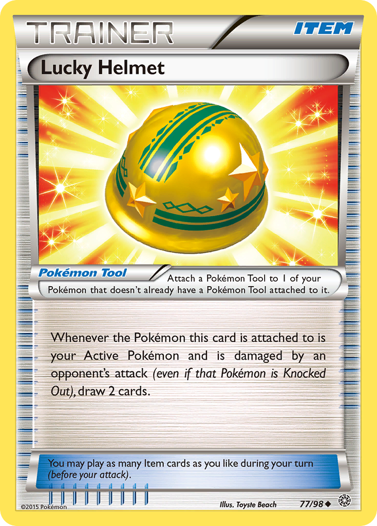 Lucky Helmet (77/98) [XY: Ancient Origins] | Exor Games New Glasgow