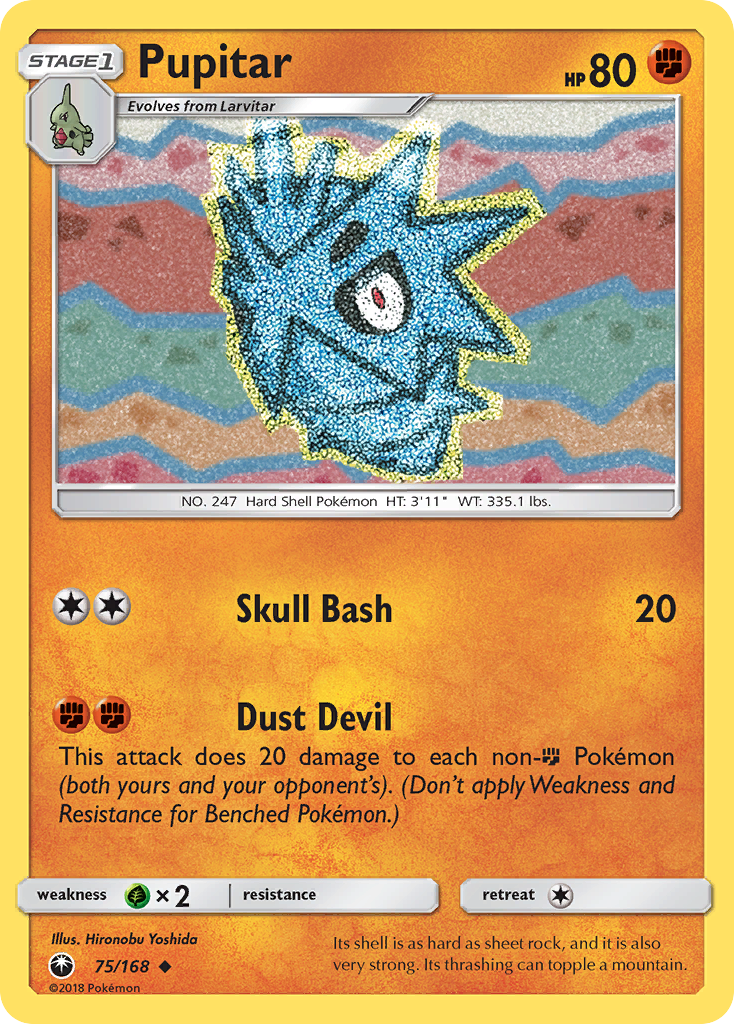 Pupitar (75/168) [Sun & Moon: Celestial Storm] | Exor Games New Glasgow