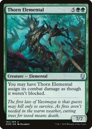 Thorn Elemental [Dominaria] | Exor Games New Glasgow