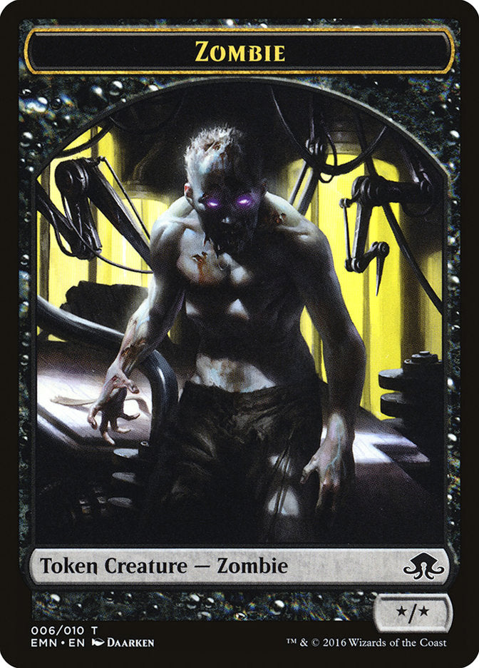 Zombie (006/010) [Eldritch Moon Tokens] | Exor Games New Glasgow