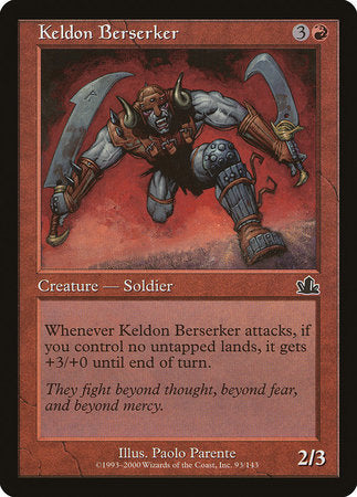 Keldon Berserker [Prophecy] | Exor Games New Glasgow