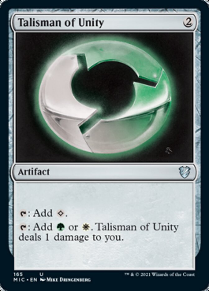 Talisman of Unity [Innistrad: Midnight Hunt Commander] | Exor Games New Glasgow