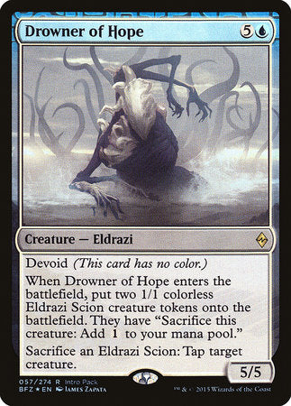 Drowner of Hope [Battle for Zendikar Promos] | Exor Games New Glasgow