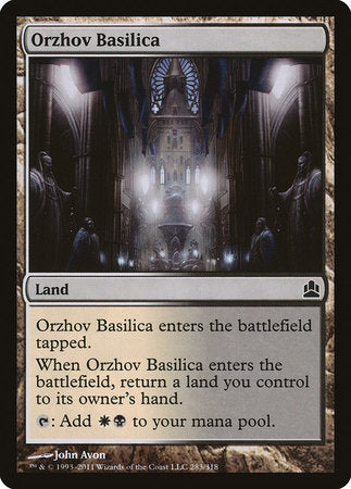 Orzhov Basilica [Commander 2011] | Exor Games New Glasgow
