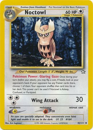 Noctowl (42/111) [Neo Genesis Unlimited] | Exor Games New Glasgow